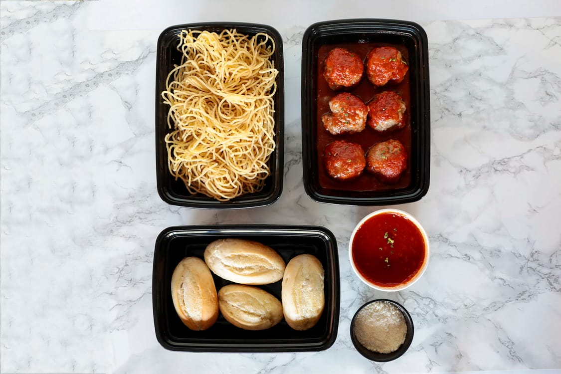 Speaks Deconstructed Meal Kits - Spaghetti & Meatball